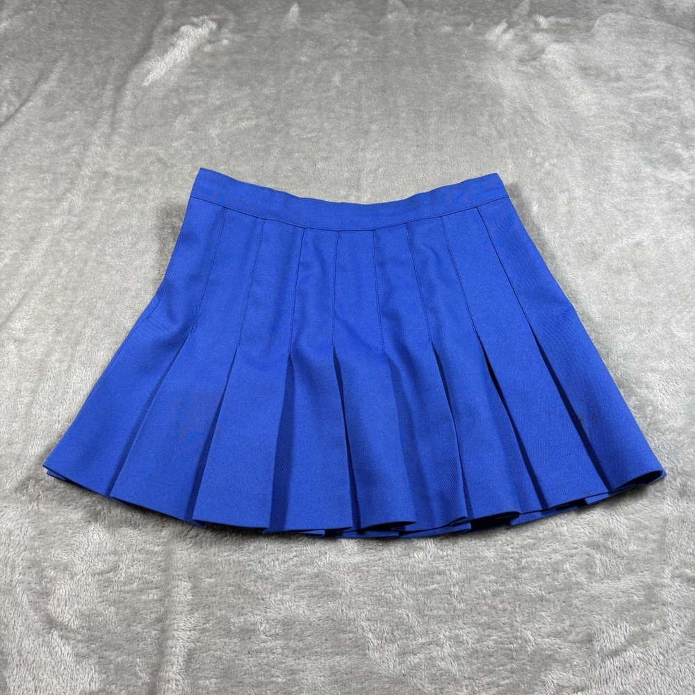 Vintage Reebok Tennis Skirt Women 6 Blue Pleated Athletic Mini Pickleball Preppy